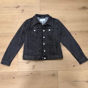 NWT Black Denim Jacket